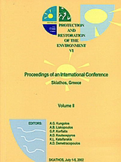 Protection and Restoration of the Environment IV, Proceedings of an International Conference, Skiathos, Greece 2002