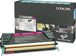 Lexmark C734A1M Original Toner Laser Printer Magenta 6000 Pagini