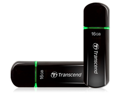 Transcend JetFlash 600 16GB USB 2.0 Stick Μαύρο