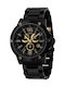 DKNY Watch Chronograph Battery with Black Rubber Strap NY1387