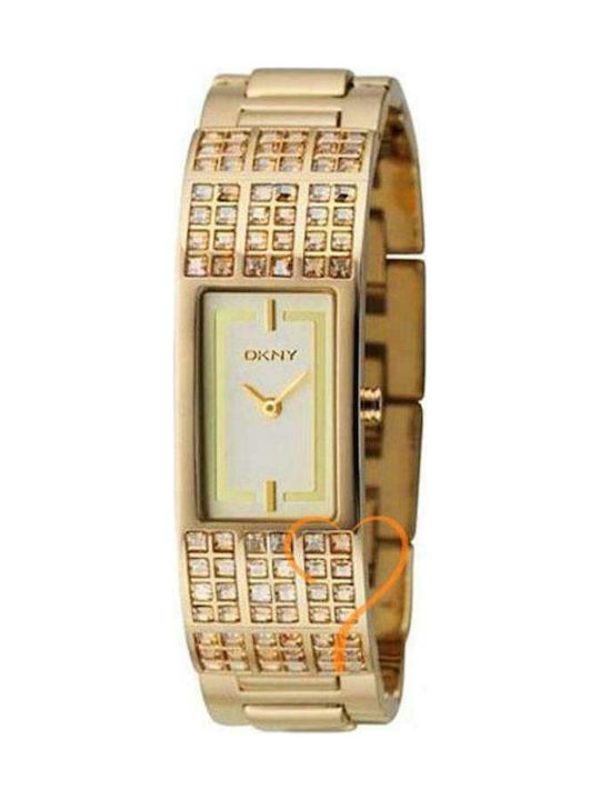 DKNY Uhr mit Gold Metallarmband