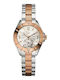 GC Watches Women's Watch Chronograph with Pink Gold Metal Bracelet