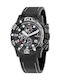 Festina Watch Chronograph with Black Leather Strap