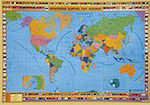 Παγκόσμιος χάρτης, Πολιτικός - γεωφυσικός
