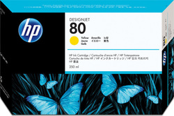 HP 80 Original Cerneală Imprimantă InkJet Galbe...