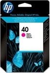 HP 40 Magenta Γνήσιο Μελάνι Εκτυπωτή InkJet Ματζέντα (51640ME)