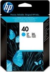 HP 40 Cyan Original InkJet Printer Ink Cyan (51640CE)