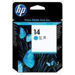 HP 14 Cyan Printhead Original InkJet Printer Ink Cyan (C4921AE)