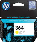 HP 364 Cartuș de cerneală original pentru imprimante InkJet Galben (CB320EE)