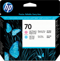 HP 70 Original Pack of 2 InkJet Printer Inks Li...