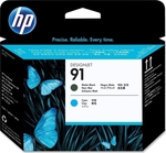 HP 91 Original Paket mit 2 InkJet Druckerpatronen Mattschwarz / Cyan (C9460A)