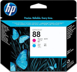 HP 88 Original Pack of 2 InkJet Printer Inks Cyan / Magenta (C9382A)