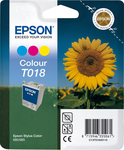 Epson T018 Colour Cartuș de cerneală original pentru imprimante InkJet Multiplu (culoare) (C13T01840110)