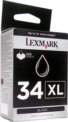 Lexmark 34XL Μελάνι Εκτυπωτή InkJet Μαύρο (18C0034E)