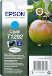Epson T1292L Μελάνι Εκτυπωτή InkJet Κυανό (C13T12924012 C13T12924010)