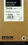 Epson T5438 Matte Black Γνήσιο Μελάνι Εκτυπωτή InkJet Μαύρο (C13T543800)