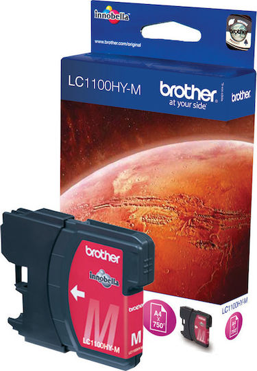 Brother LC1100 Original InkJet Printer Ink Magenta (LC-1100HYM)