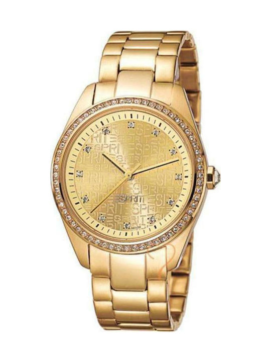 Esprit Uhr mit Gold Metallarmband ES102722010