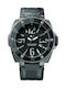 Tommy Hilfiger Watch Battery with Black Leather Strap