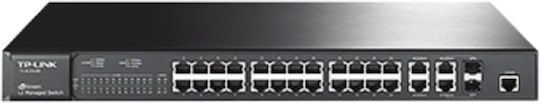 TP-LINK TL-SL5428E v3 Managed L2 Switch με 28 Θύρες Ethernet και 4 SFP Θύρες