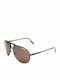 Carrera Turbo Men's Sunglasses with Black Metal Frame 3I6/NR