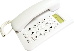 SKH-300CID Office Corded Phone White