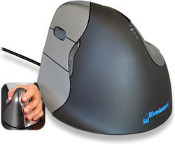 Evoluent VerticalMouse 4 Left Ενσύρματο για Αριστερόχειρες Γκρι Evoluent VerticalMouse 4 Left Ενσύρματο για Αριστερόχειρες Γκρι