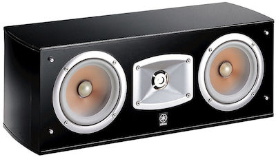 Yamaha NS-C444 S010.31249 Hi-Fi Lautsprecher Zentrale 250W 2 Anzahl von Fahrern B51.4xT21.3xH19cm. Schwarz