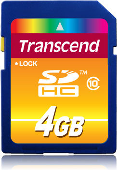 Transcend SDHC 4GB Class 10