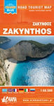 Ζάκυνθος, Drum, hartă turistică