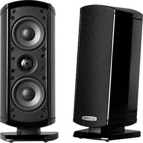 Polk Audio VM10 Satellite Hi-Fi Speaker Bookself 100W 2 No of Drivers W10.9xD10.4xH27.9cm. Black