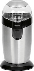 Bomann KSW 445 CB Elektrischer Kaffeemühle 120W mit einer Kapazität von 40gr Silber Bomann KSW 445 CB Elektrischer Kaffeemühle 120W mit einer Kapazität von 40gr Silber