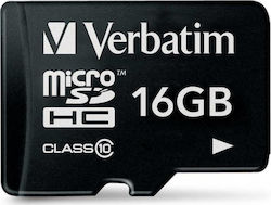 Verbatim Premium microSDHC 16GB Class 10 U1 High Speed