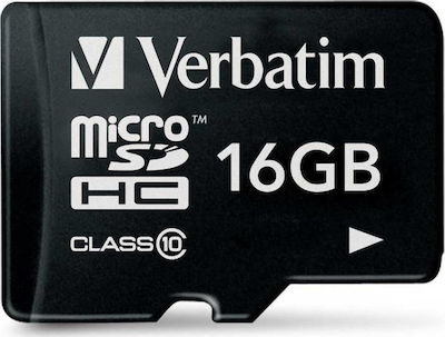 Verbatim Premium microSDHC 16GB Klasse 10 U1 Hohe Geschwindigkeit