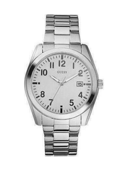 Guess Watch Battery with Silver Metal Bracelet