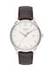 Tissot Tradition Мъжки Часовник 42мм На батерия с Кафяв Кожена Каишка