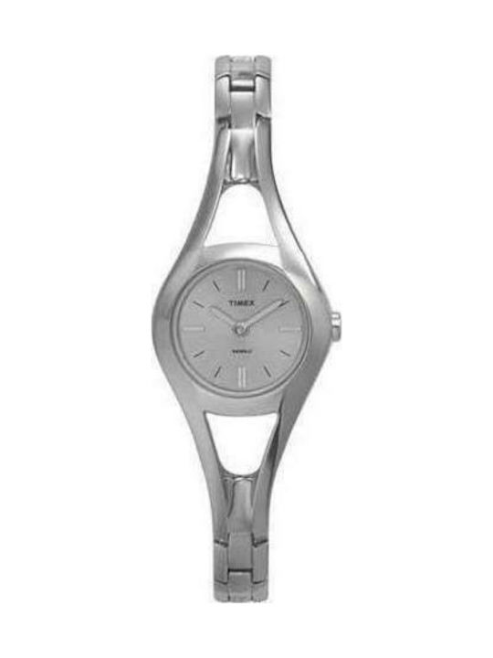 Timex Ceas cu Argint Brățară Metalică T2K271