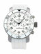TW Steel Women's Watch with White Rubber Strap