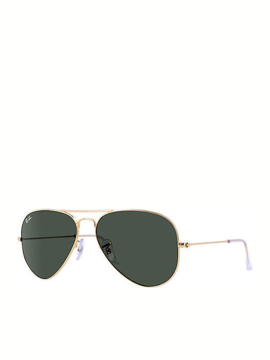 Ray Ban Ochelari de soare Χρυσά cu Cadru & Verde Lentilă