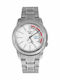 Seiko 5 Sports Men's Watch 38mm Automatic with Silver Metal Bracelet