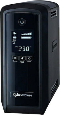 CyberPower CP900EPFCLCD UPS Line-Interactive 900VA 540W με 6 Schuko Πρίζες