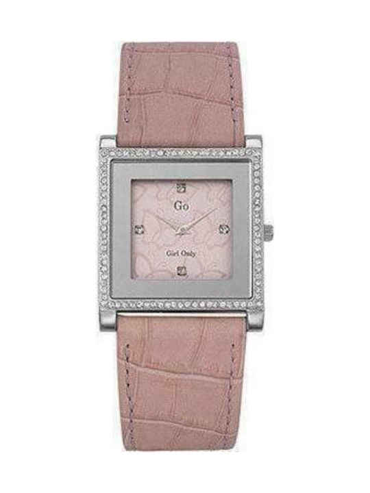 Go Girl Only 697111 Watch with Pink Leather Strap 697111