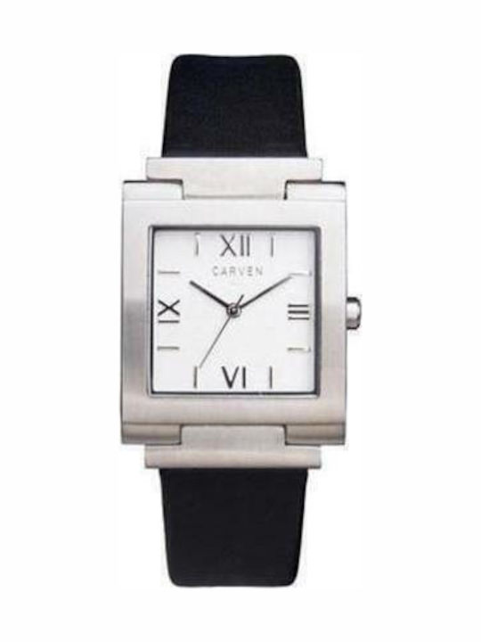 Carven CMN7640 Ceas Baterie cu Curea din Piele Carven CMN7640 Ceas Baterie cu Curea din Piele