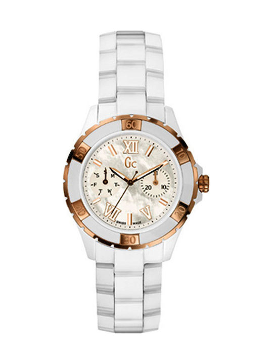 GC Watches Ρολόι Μπαταρίας με Καουτσούκ Λουράκι