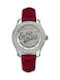 Marc Ecko Watch with Red Leather Strap