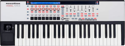 Novation Midi Keyboard SL MkII με 49 Πλήκτρα σε Ασημί Χρώμα