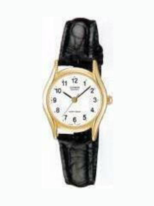 Casio Ceas de Damă cu Auriu Curea din Piele