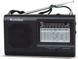 Kchibo KK-2005 Portable Radio Electric / Battery Black