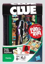 Hasbro Board Game Clue Fun on The Run for 3-6 Players 8+ Years (EN)