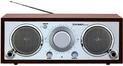 First Austria FA-1907-1 Retro Tabletop Radio Electric Brown